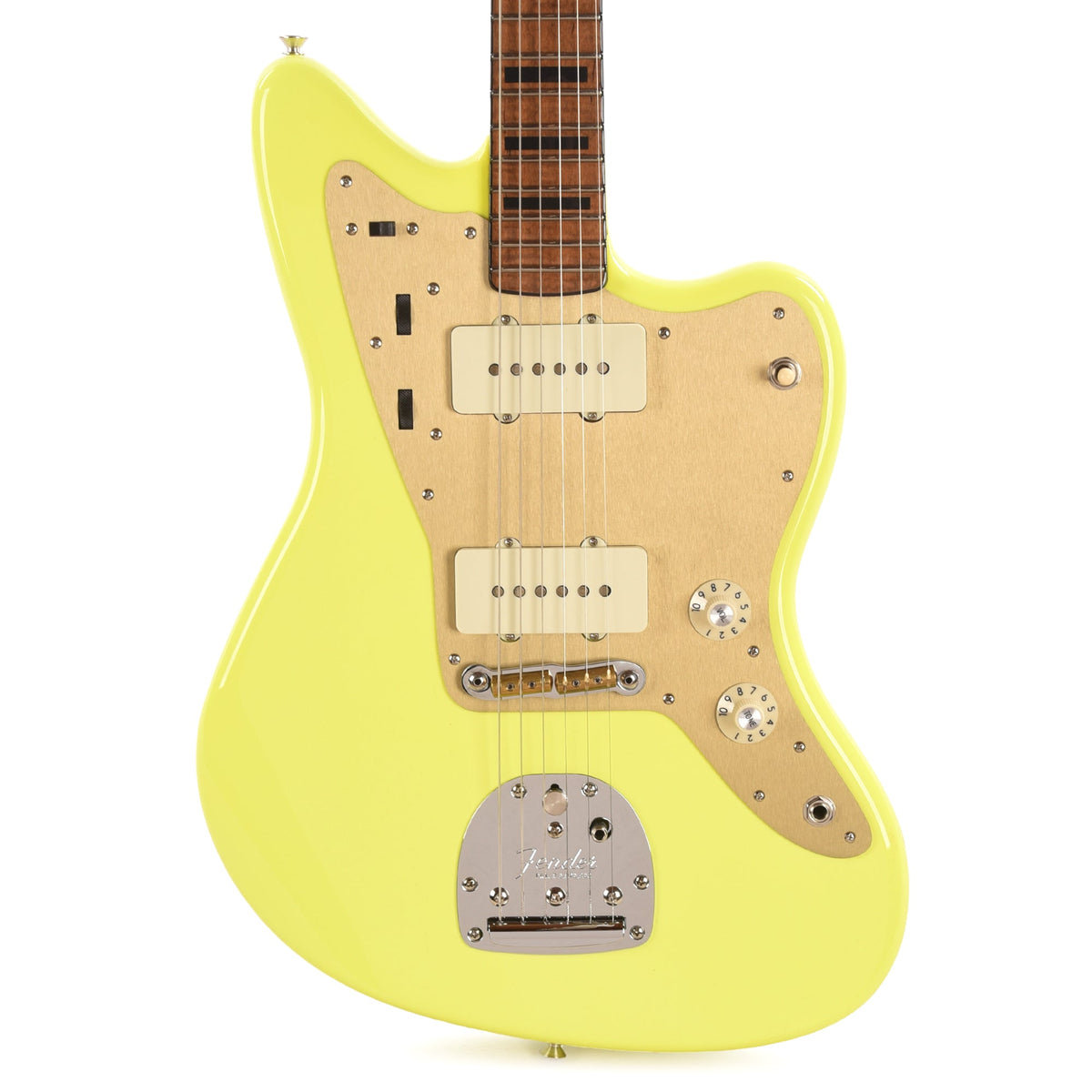 Fender Custom Shop 1970 Jazzmaster "Chicago Special" NOS Fluorescent Yellow - View 2 | MusicMarket