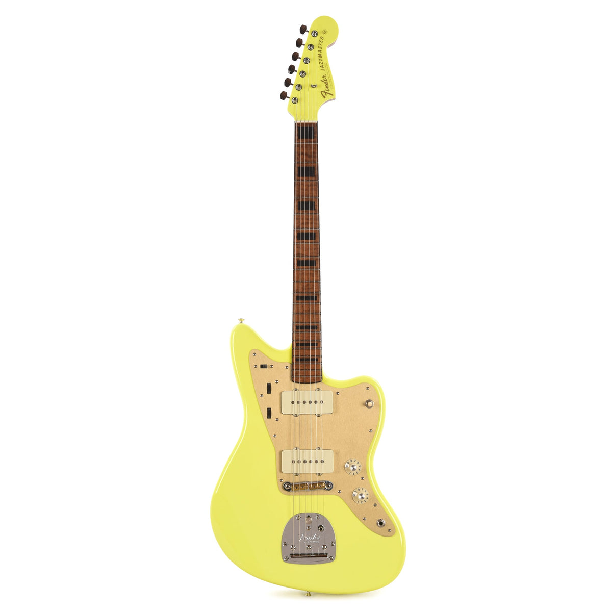 Fender Custom Shop 1970 Jazzmaster "Chicago Special" NOS Fluorescent Yellow - View 4 | MusicMarket