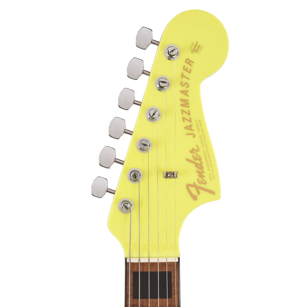 Fender Custom Shop 1970 Jazzmaster "Chicago Special" NOS Fluorescent Yellow - View 6 | MusicMarket