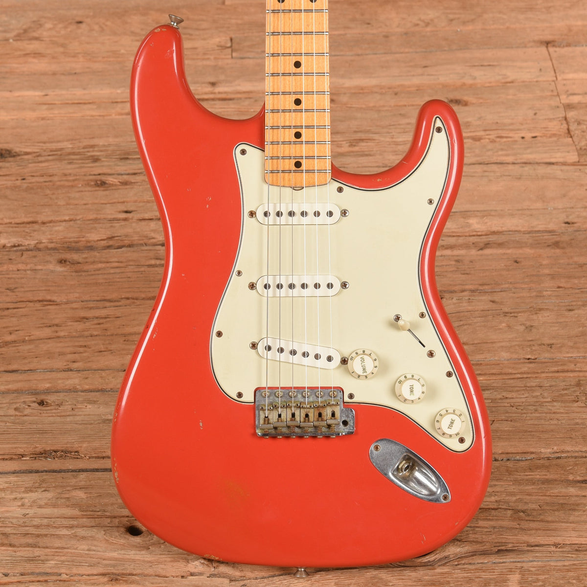 Fender Custom Shop '56 Stratocaster Relic Fiesta Red 2004 - MusicMarket