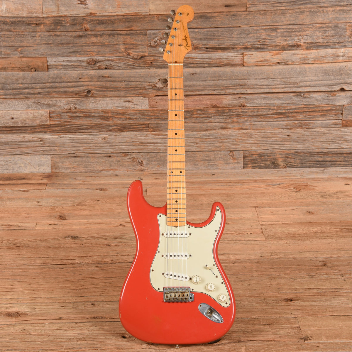 Fender Custom Shop '56 Stratocaster Relic Fiesta Red 2004 - View 4 | MusicMarket