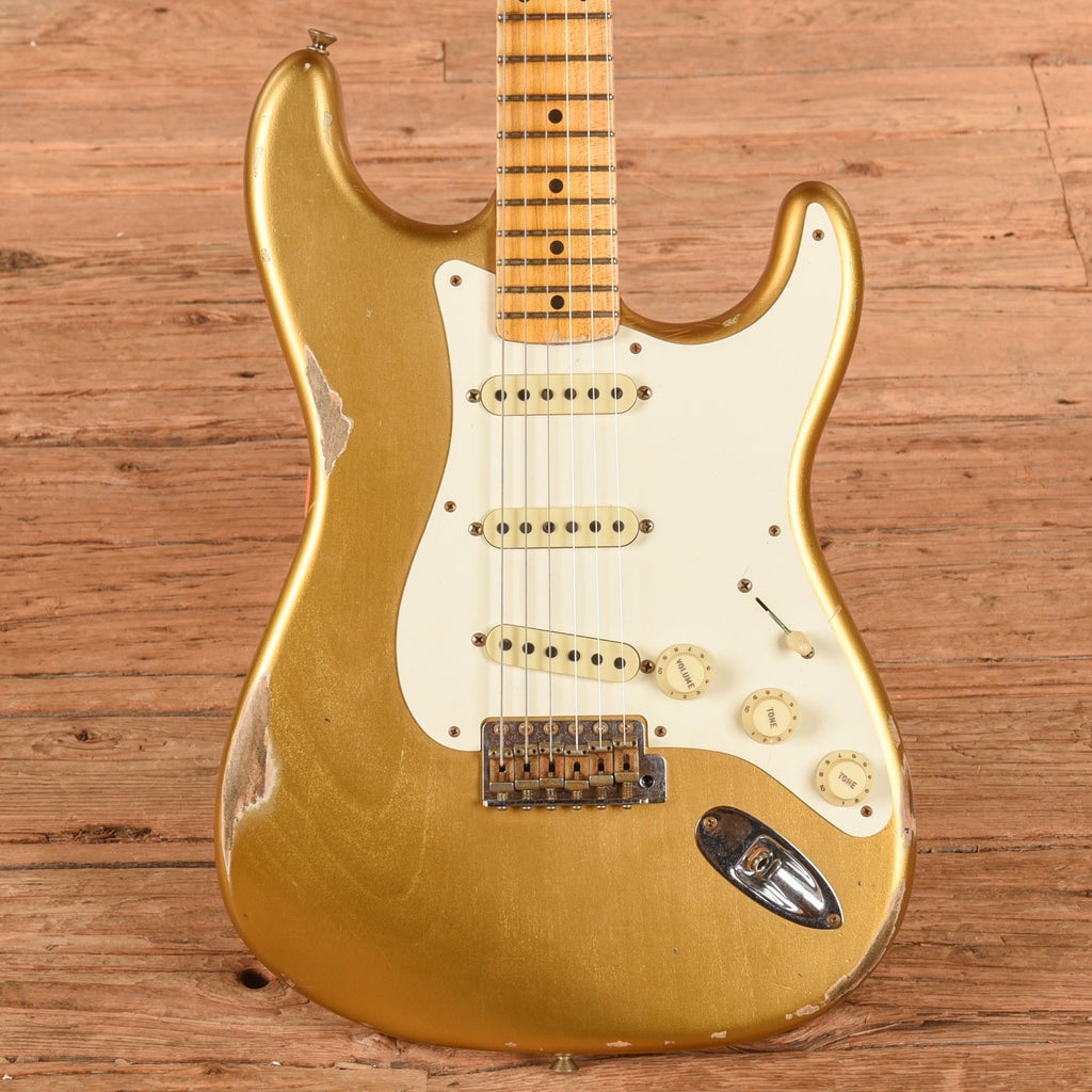 Fender Custom Shop '57 Stratocaster Relic HLE Gold 2021 - MusicMarket