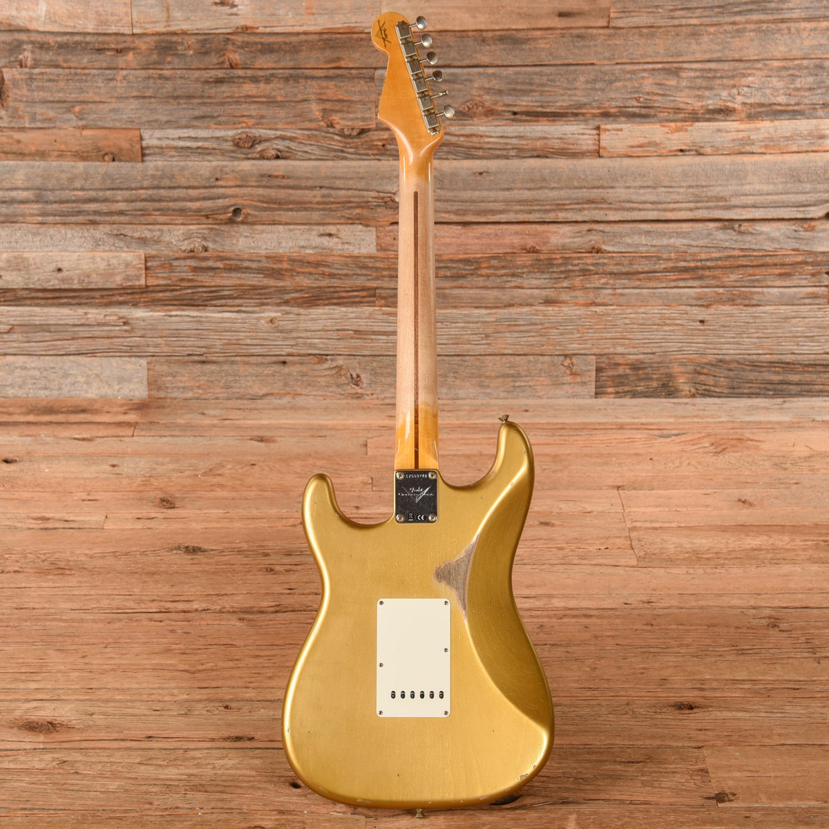 Fender Custom Shop '57 Stratocaster Relic HLE Gold 2021 - View 5 | MusicMarket
