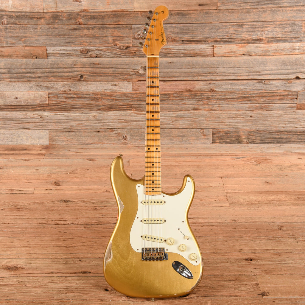 Fender Custom Shop '57 Stratocaster Relic HLE Gold 2021 - View 4 | MusicMarket