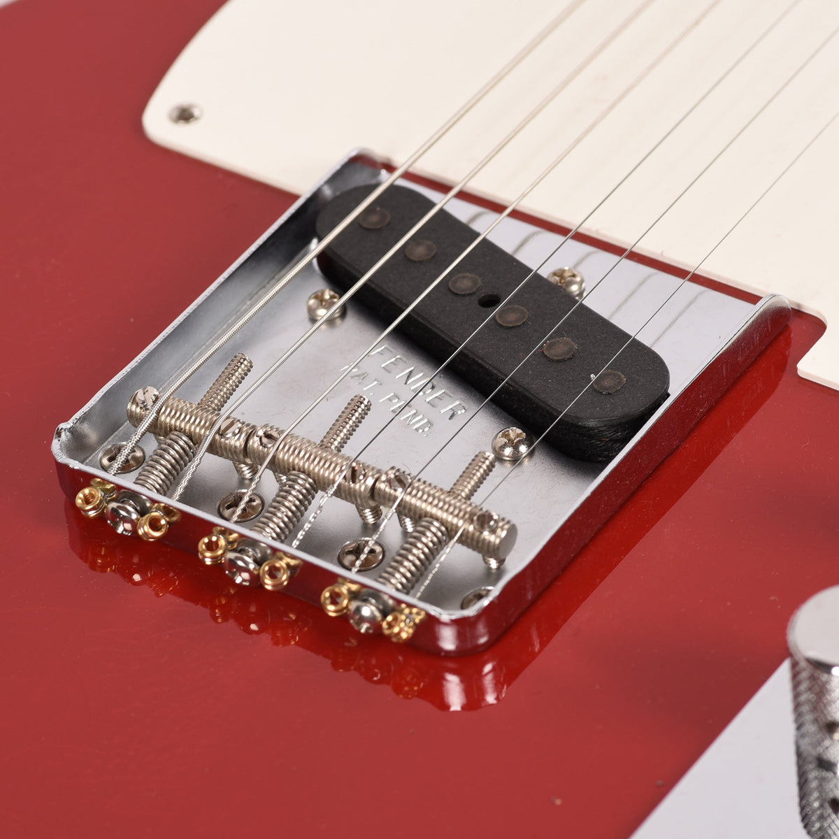 Fender Custom Shop '59 Telecaster Deluxe Closet Classic Dakota Red Master Built by David Brown - View 11 | MusicMarket