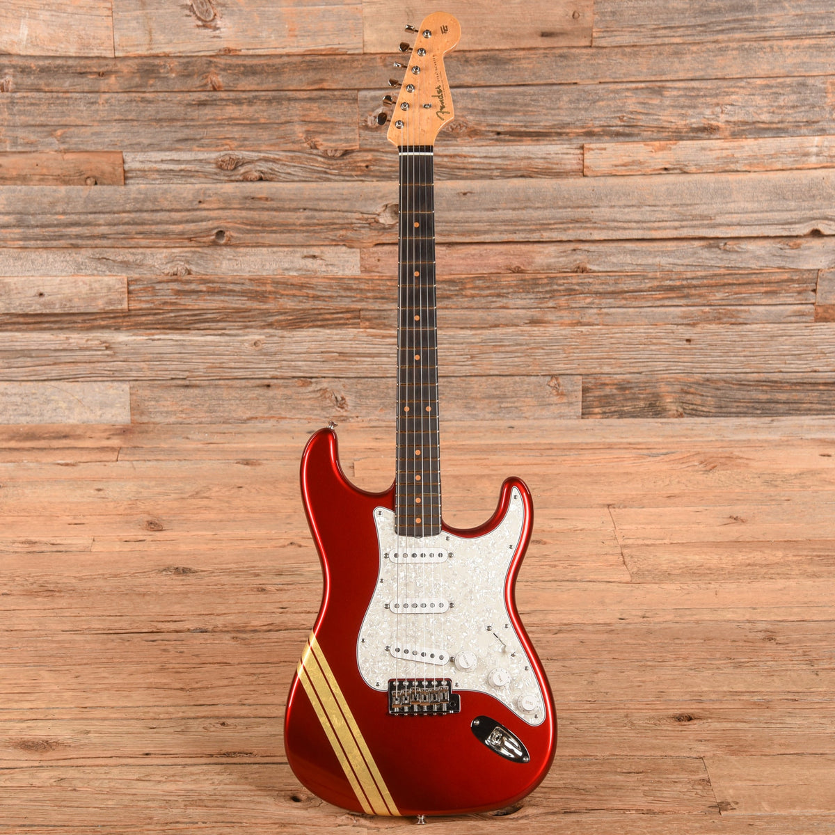 Fender Custom Shop '62 Stratocaster NOS Apprentice Built by Dan Gonzalez Red w/ Competition Stripes 2024 - View 4
