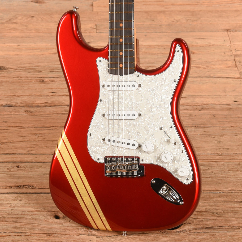 Fender Custom Shop '62 Stratocaster NOS Apprentice Built by Dan Gonzalez Red w/ Competition Stripes 2024 - View 2