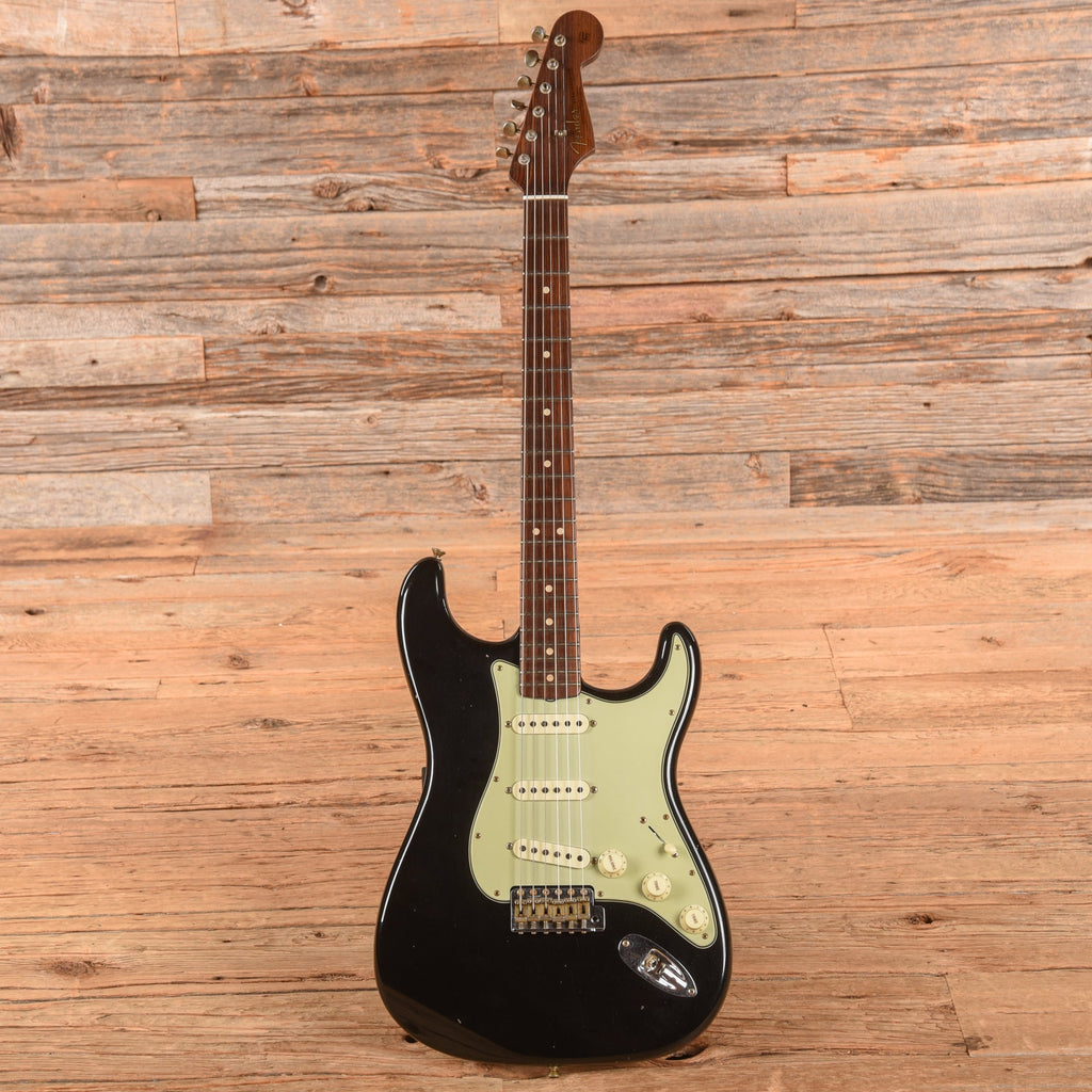 Fender Custom Shop '63 Stratocaster Reissue w/ Rosewood Neck Journeyman Relic Black 2024 - View 4 | MusicMarket
