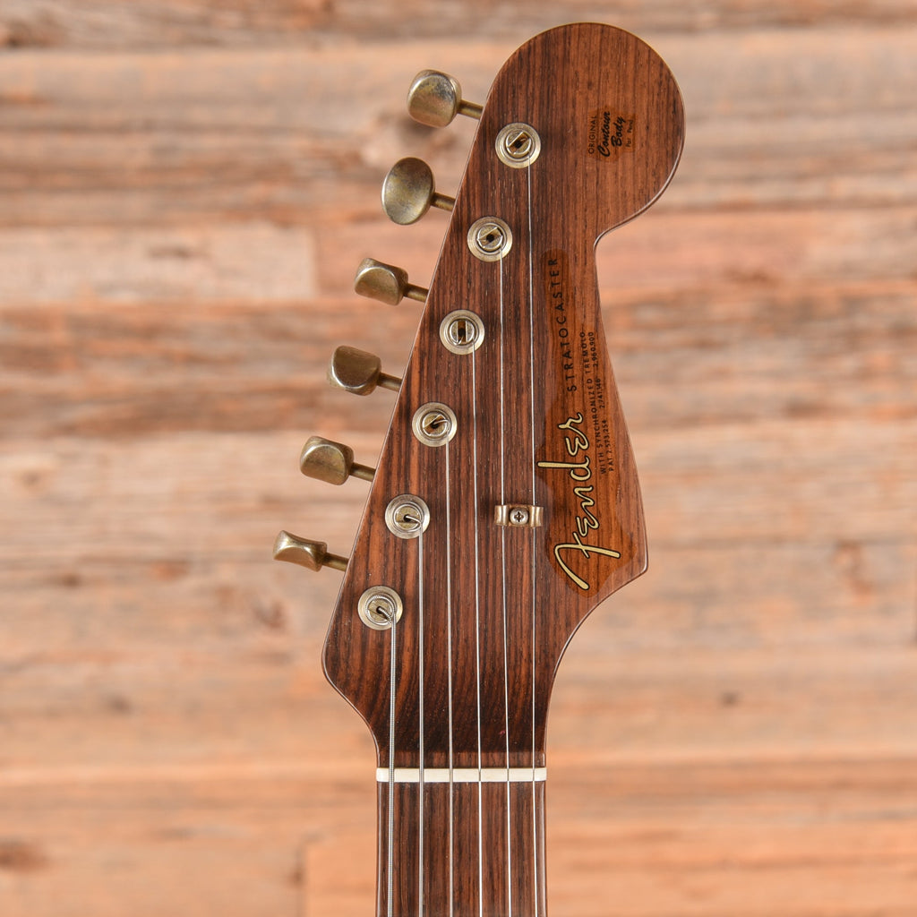 Fender Custom Shop '63 Stratocaster Reissue w/ Rosewood Neck Journeyman Relic Black 2024 - View 6 | MusicMarket