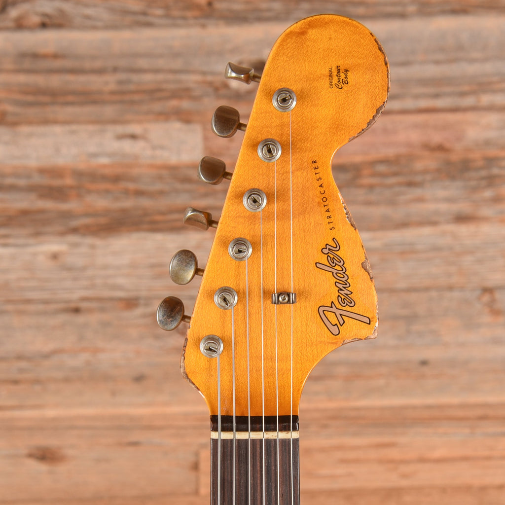 Fender Custom Shop '66 Stratocaster HS Heavy Relic Aged Graffiti Yellow 2025 - View 6 | MusicMarket