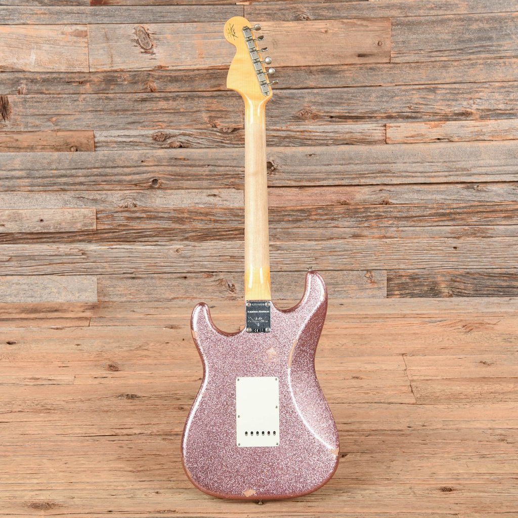 Fender Custom Shop '67 Stratocaster Reissue Relic Champagne Sparkle 2017 - View 5 | MusicMarket