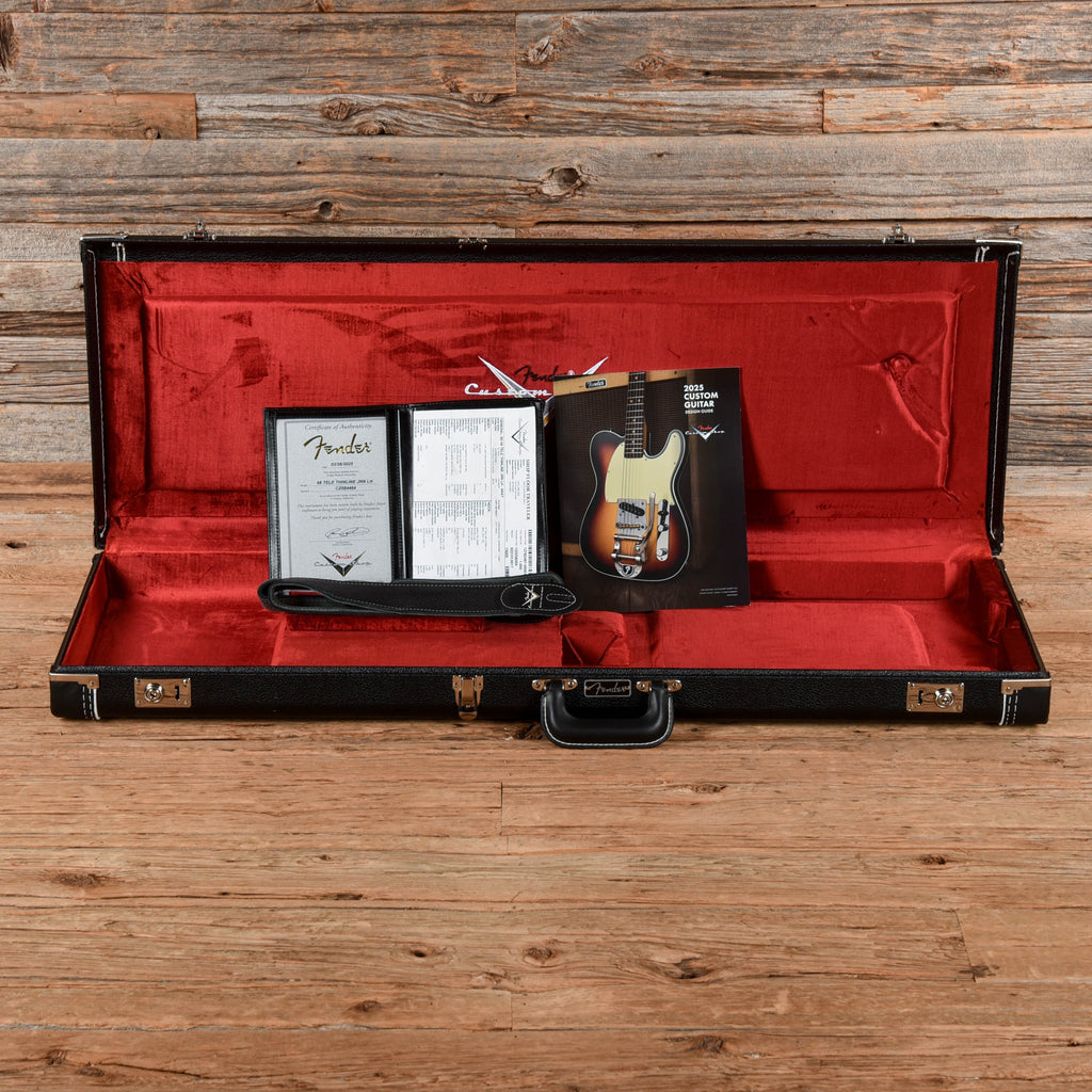Fender Custom Shop '68 Telecaster Thinline Journeyman Relic Aged Natural 2025 LEFTY - View 9 | MusicMarket