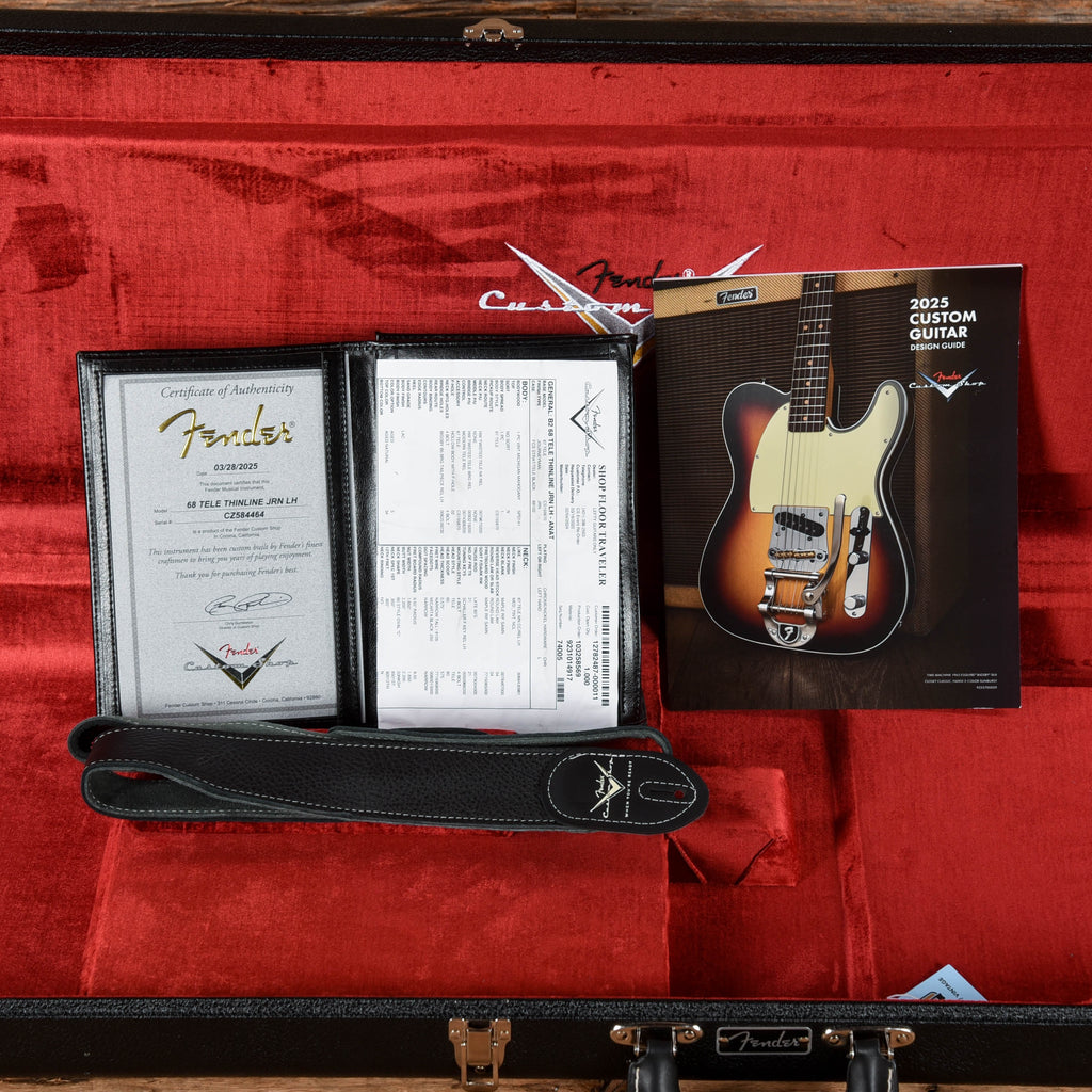 Fender Custom Shop '68 Telecaster Thinline Journeyman Relic Aged Natural 2025 LEFTY - View 10 | MusicMarket