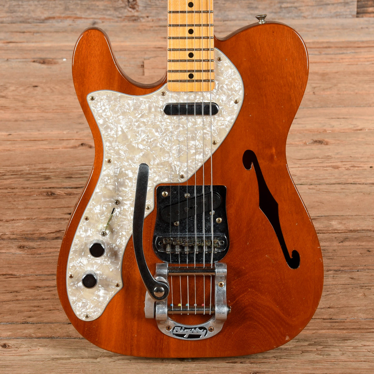 Fender Custom Shop '68 Telecaster Thinline Journeyman Relic Aged Natural 2025 LEFTY - MusicMarket