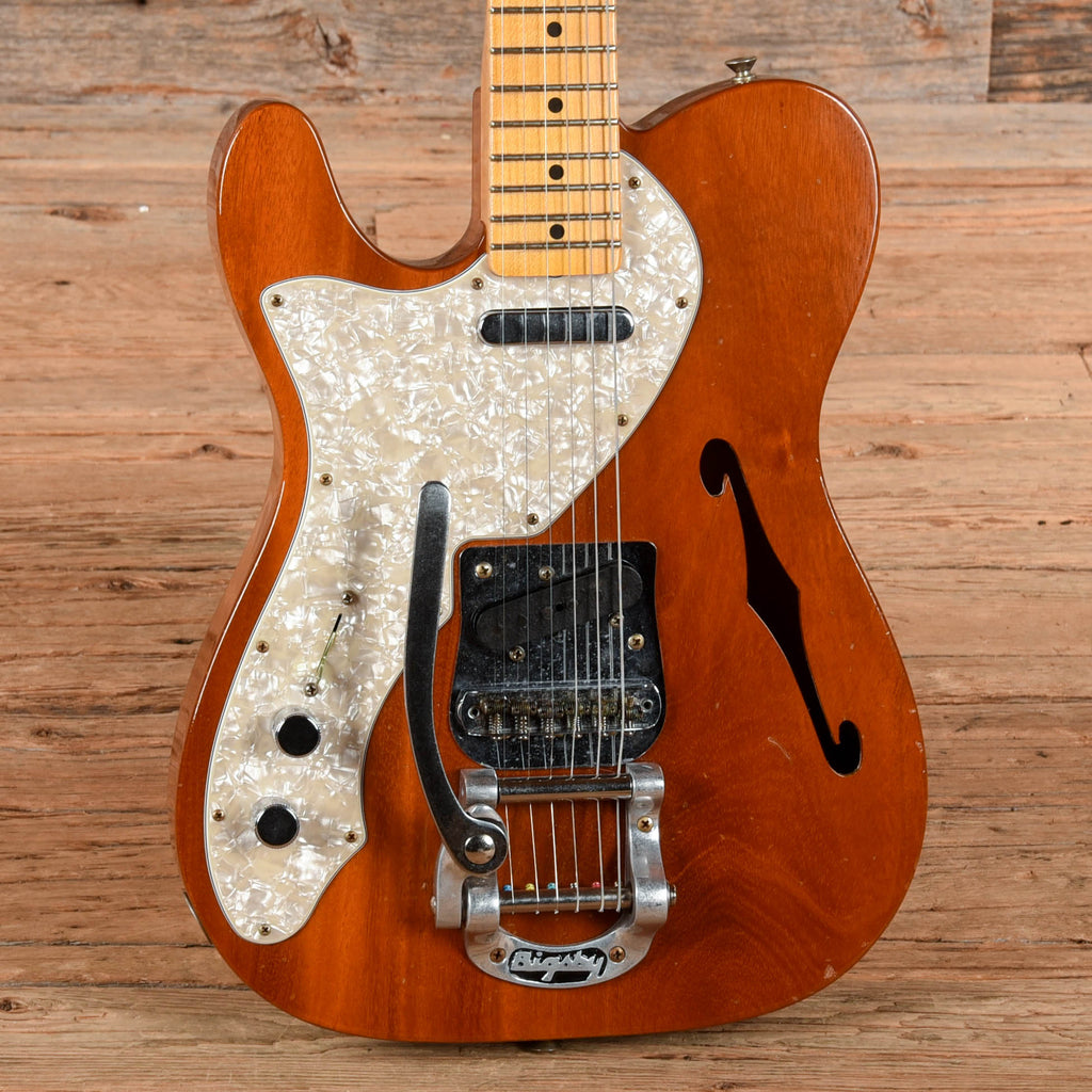 Fender Custom Shop '68 Telecaster Thinline Journeyman Relic Aged Natural 2025 LEFTY - View 2 | MusicMarket