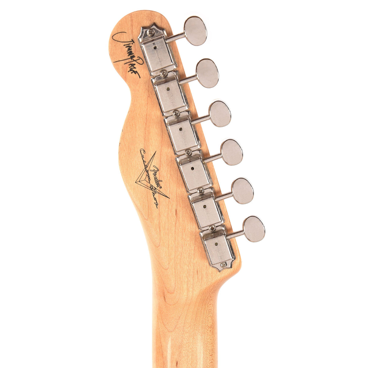 Fender Custom Shop Artist Jimmy Page Signature Telecaster Journeyman Relic White Blonde - View 7 | MusicMarket