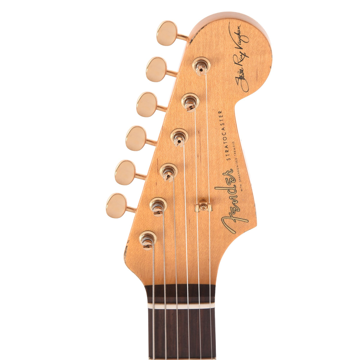 Fender Custom Shop Artist Stevie Ray Vaughan Signature Stratocaster Relic Faded 3-Color Sunburst - View 6 | MusicMarket