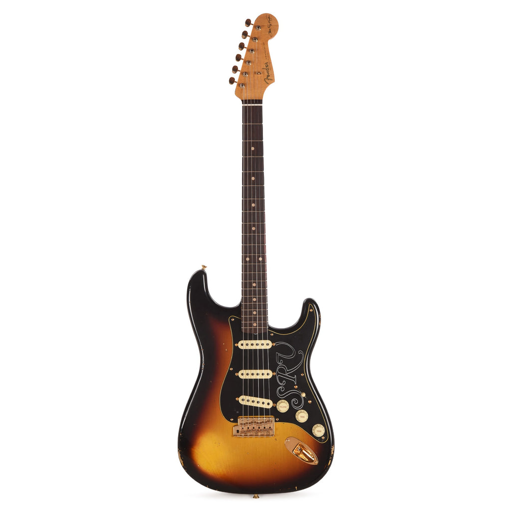Fender Custom Shop Artist Stevie Ray Vaughan Signature Stratocaster Relic Faded 3-Color Sunburst - View 4 | MusicMarket