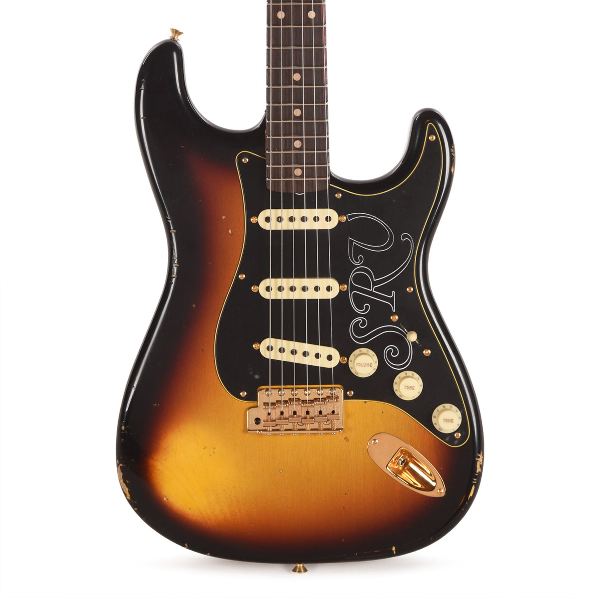 Fender Custom Shop Artist Stevie Ray Vaughan Signature Stratocaster Relic Faded 3-Color Sunburst - View 2 | MusicMarket