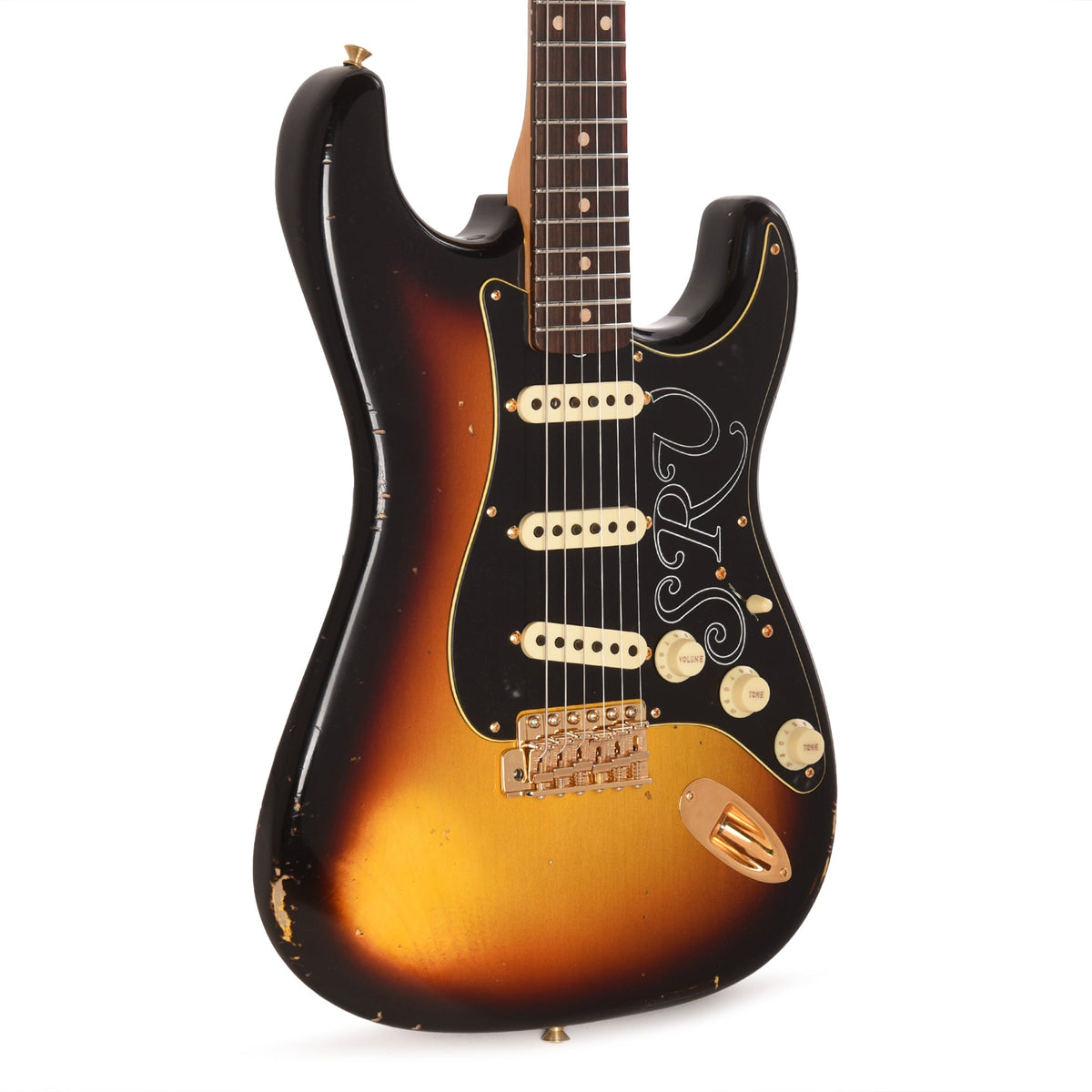 Fender Custom Shop Artist Stevie Ray Vaughan Signature Stratocaster Relic Faded 3-Color Sunburst - MusicMarket