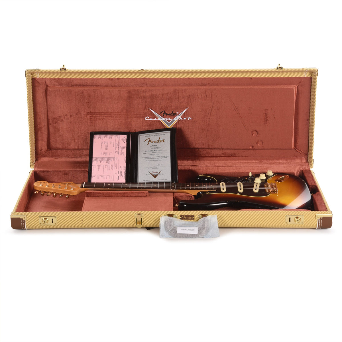 Fender Custom Shop Artist Stevie Ray Vaughan Signature Stratocaster Relic Faded 3-Color Sunburst - View 8 | MusicMarket