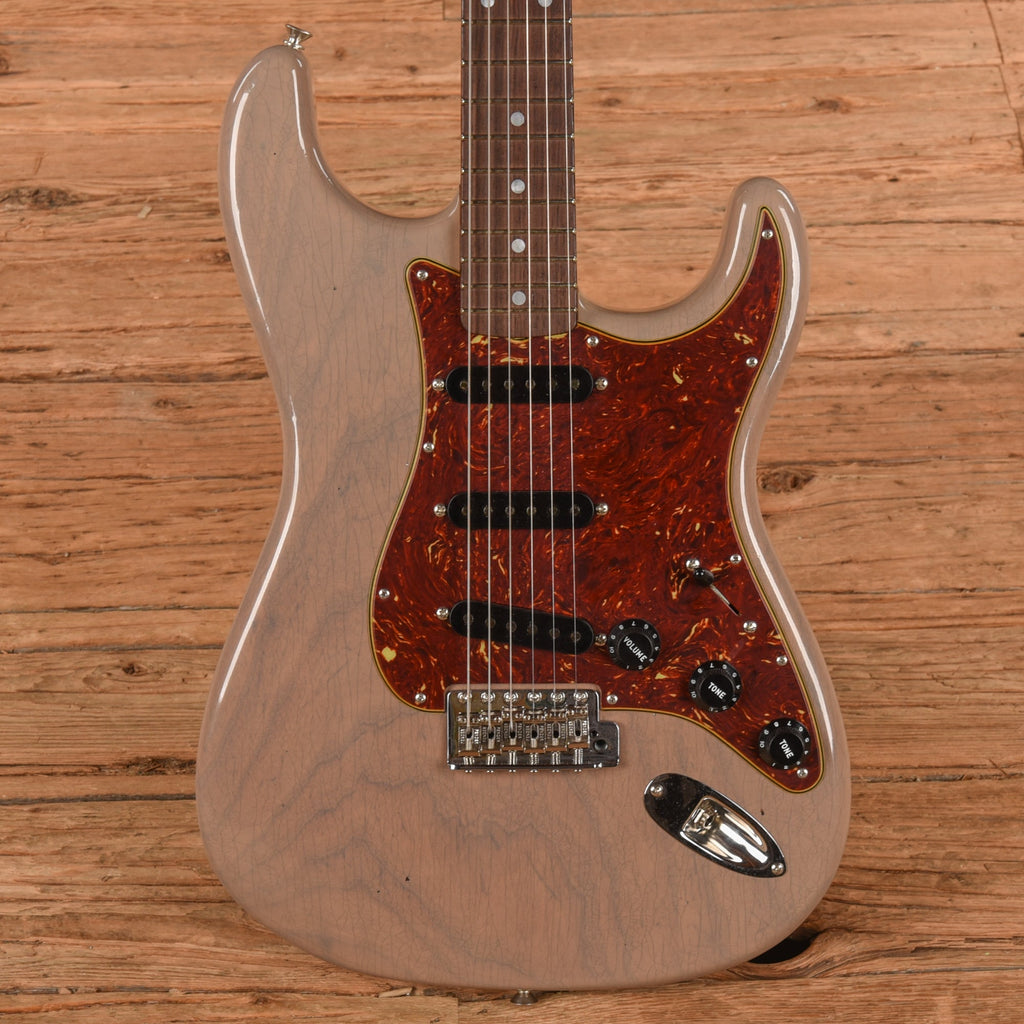 Fender Custom Shop Deluxe Roasted Stratocaster Transparent Brown 2025 - MusicMarket