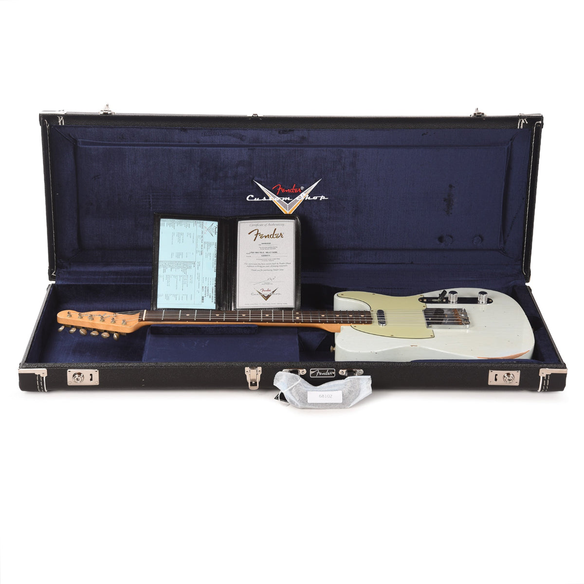 Fender Custom Shop Limited Edition 1963 Telecaster Relic Faded/Aged Sonic Blue - View 8 | MusicMarket