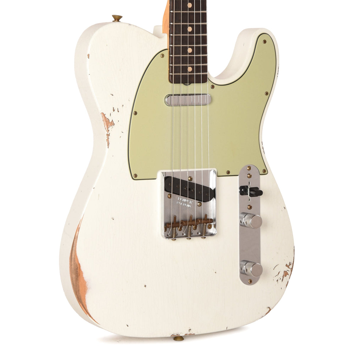 Fender Custom Shop Limited Edition 1963 Telecaster Relic Olympic White - MusicMarket