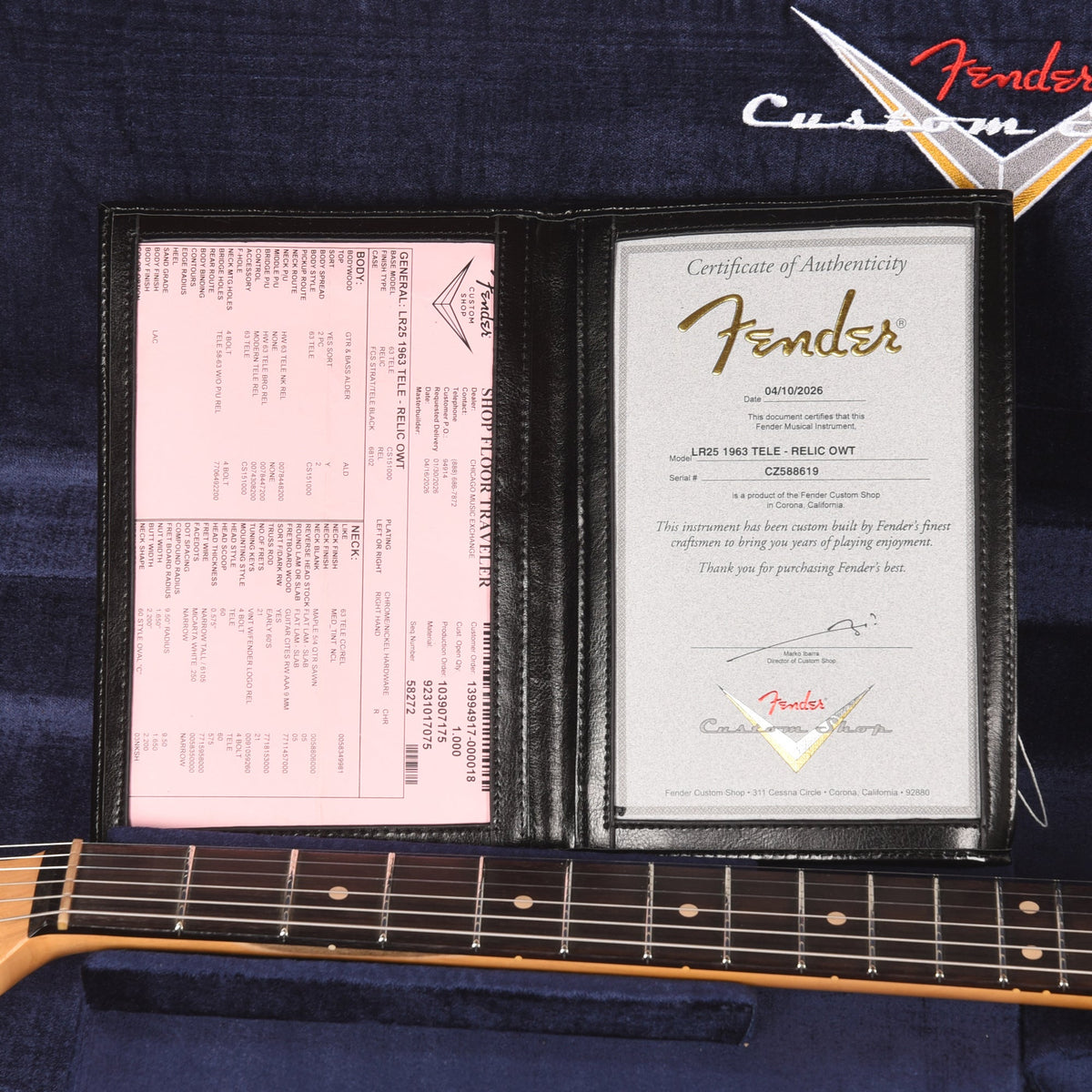 Fender Custom Shop Limited Edition 1963 Telecaster Relic Olympic White - View 9 | MusicMarket
