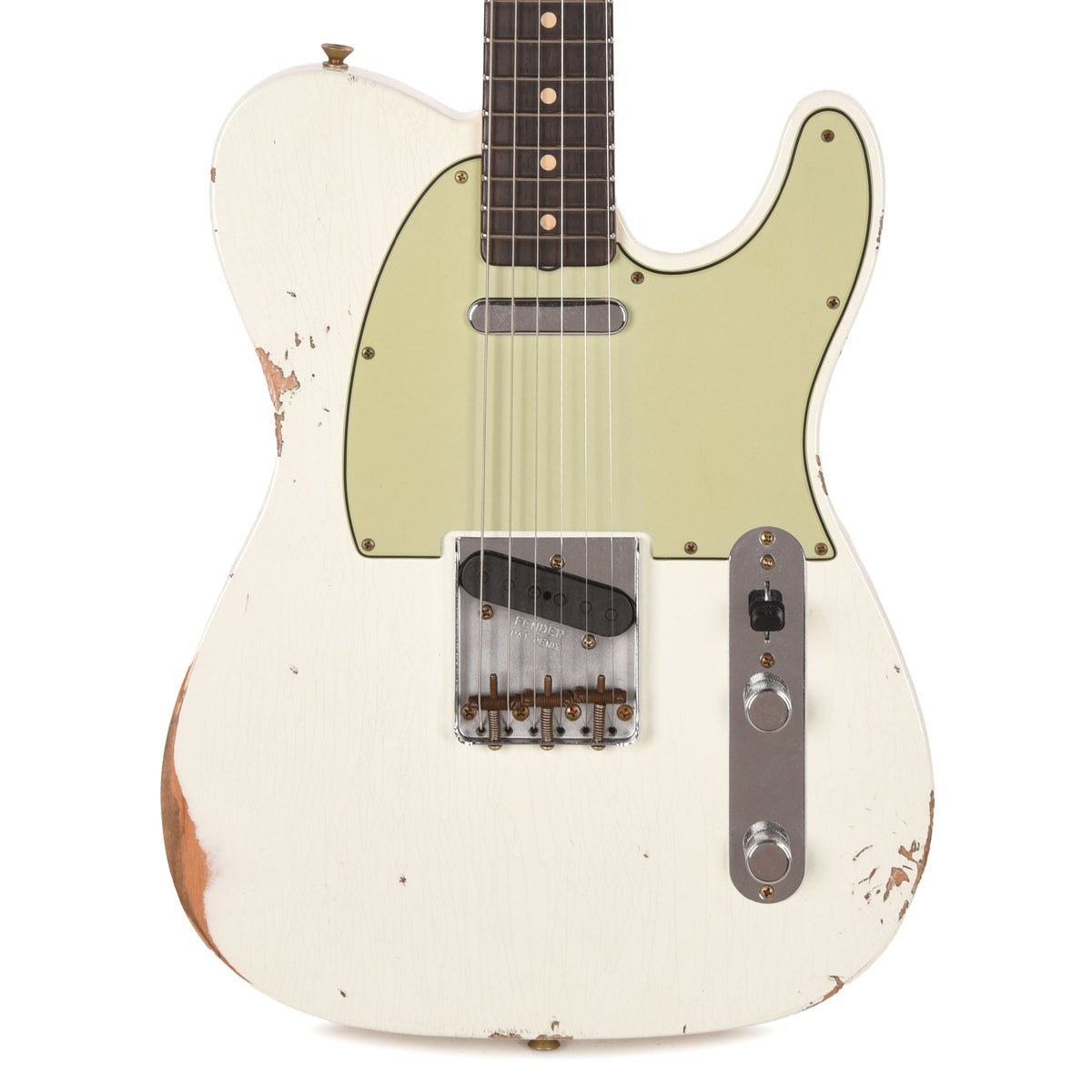 Fender Custom Shop Limited Edition 1963 Telecaster Relic Olympic White - View 2 | MusicMarket