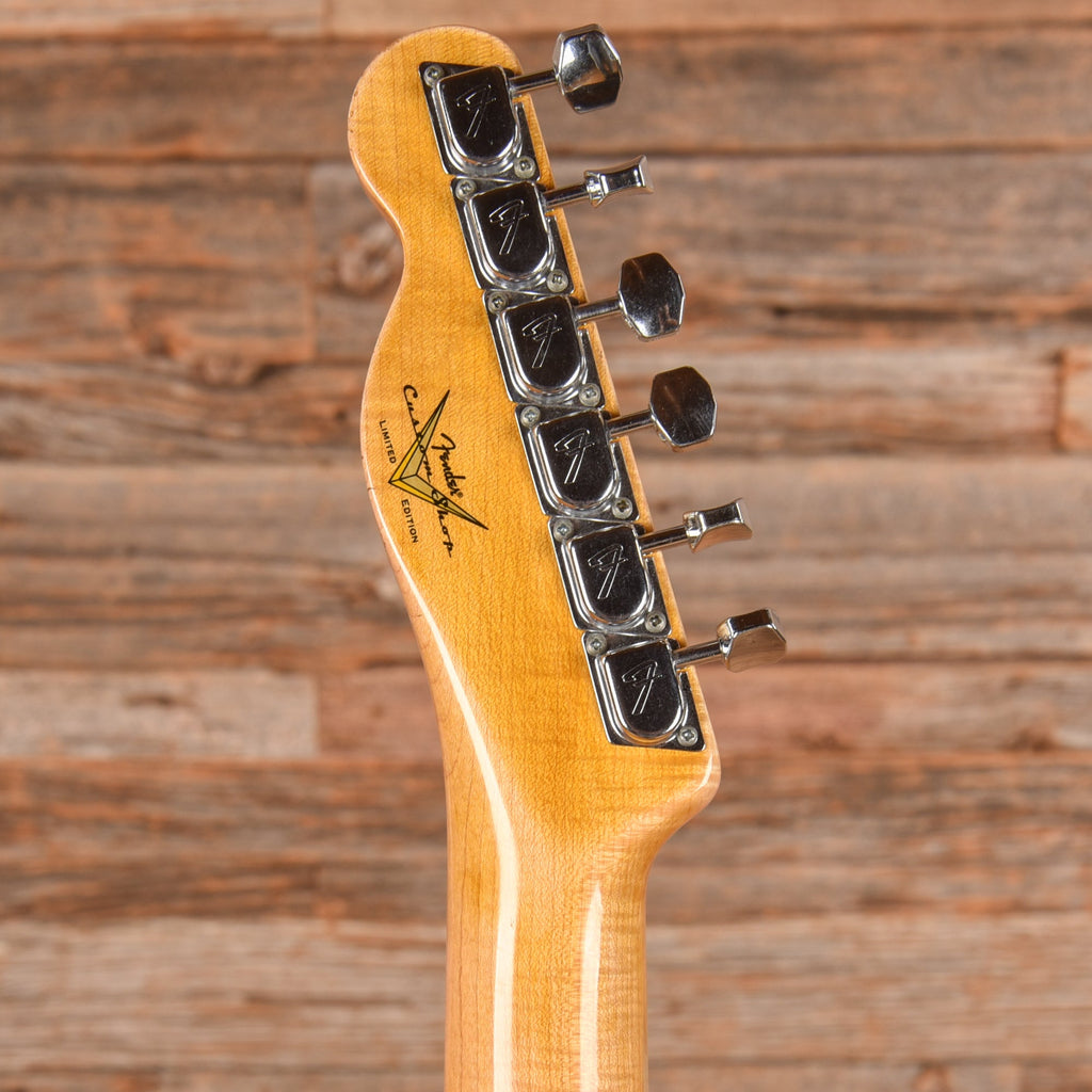 Fender Custom Shop Limited Edition 1972 Telecaster Thinline Rosewood Relic w/Trem Blue Flower 2019 - View 7 |