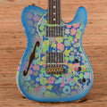 Fender Custom Shop Limited Edition 1972 Telecaster Thinline Rosewood Relic w/Trem Blue Flower 2019 - MusicMarket