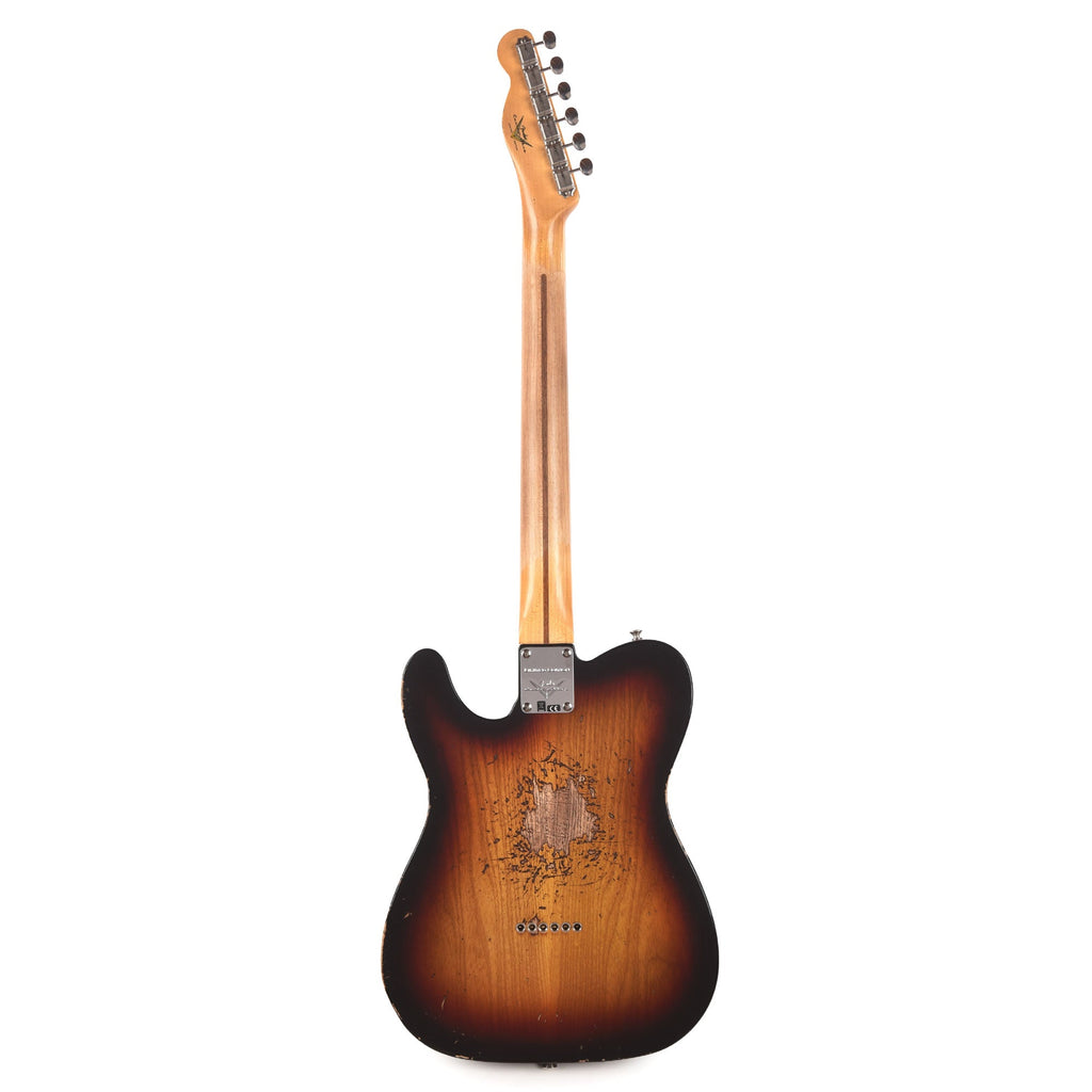 Fender Custom Shop Limited Edition '50s Thinline Telecaster Heavy Relic Antique Burst - View 5 | MusicMarket
