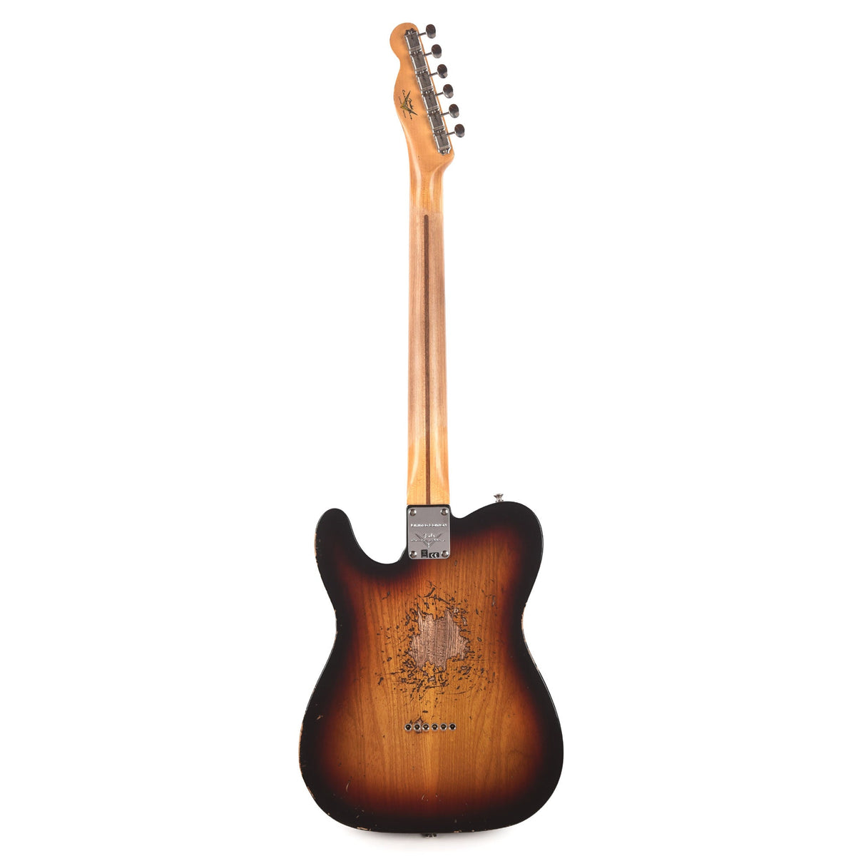 Fender Custom Shop Limited Edition '50s Thinline Telecaster Heavy Relic Antique Burst - View 5 | MusicMarket