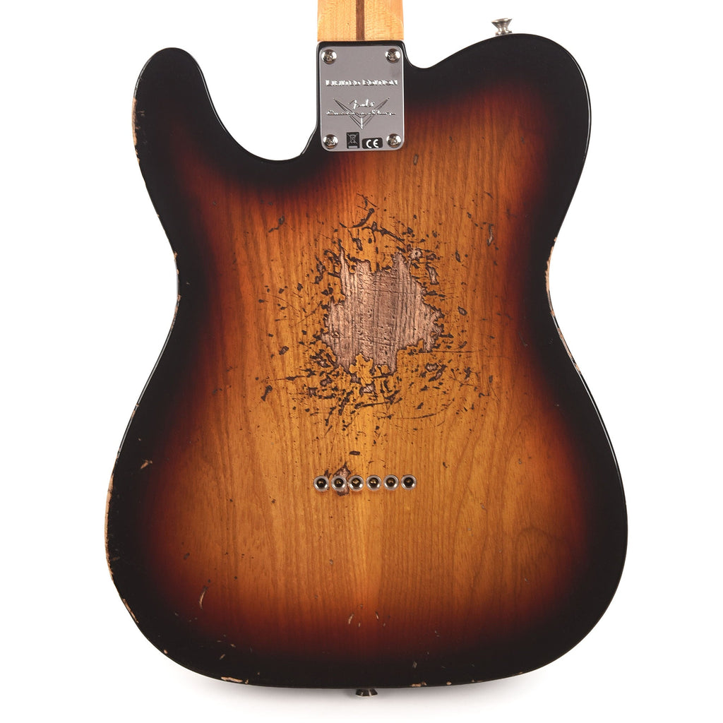 Fender Custom Shop Limited Edition '50s Thinline Telecaster Heavy Relic Antique Burst - View 3 | MusicMarket