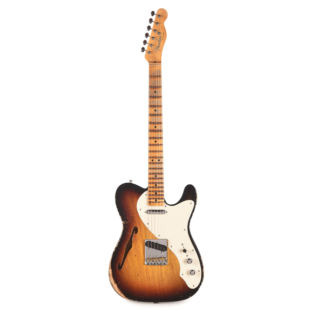 Fender Custom Shop Limited Edition '50s Thinline Telecaster Heavy Relic Antique Burst - View 4 | MusicMarket