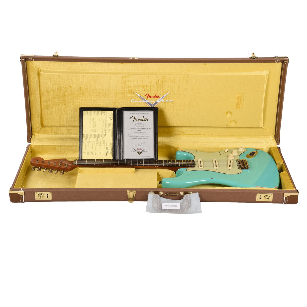Fender Custom Shop Limited Edition '60s Dualmag II Compound Radius Stratocaster Relic Sea Foam Green - View 8 |