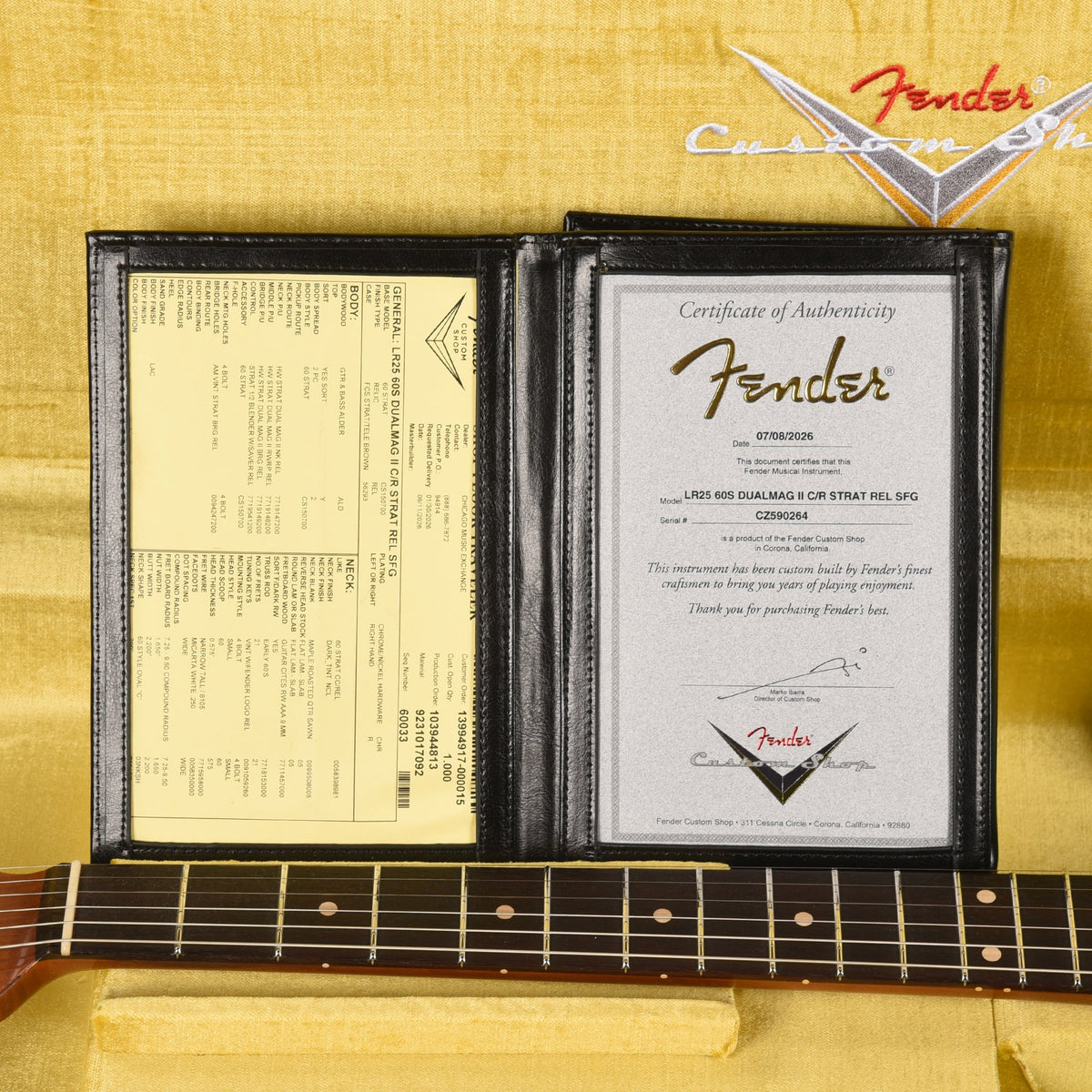 Fender Custom Shop Limited Edition '60s Dualmag II Compound Radius Stratocaster Relic Sea Foam Green - View 9 |