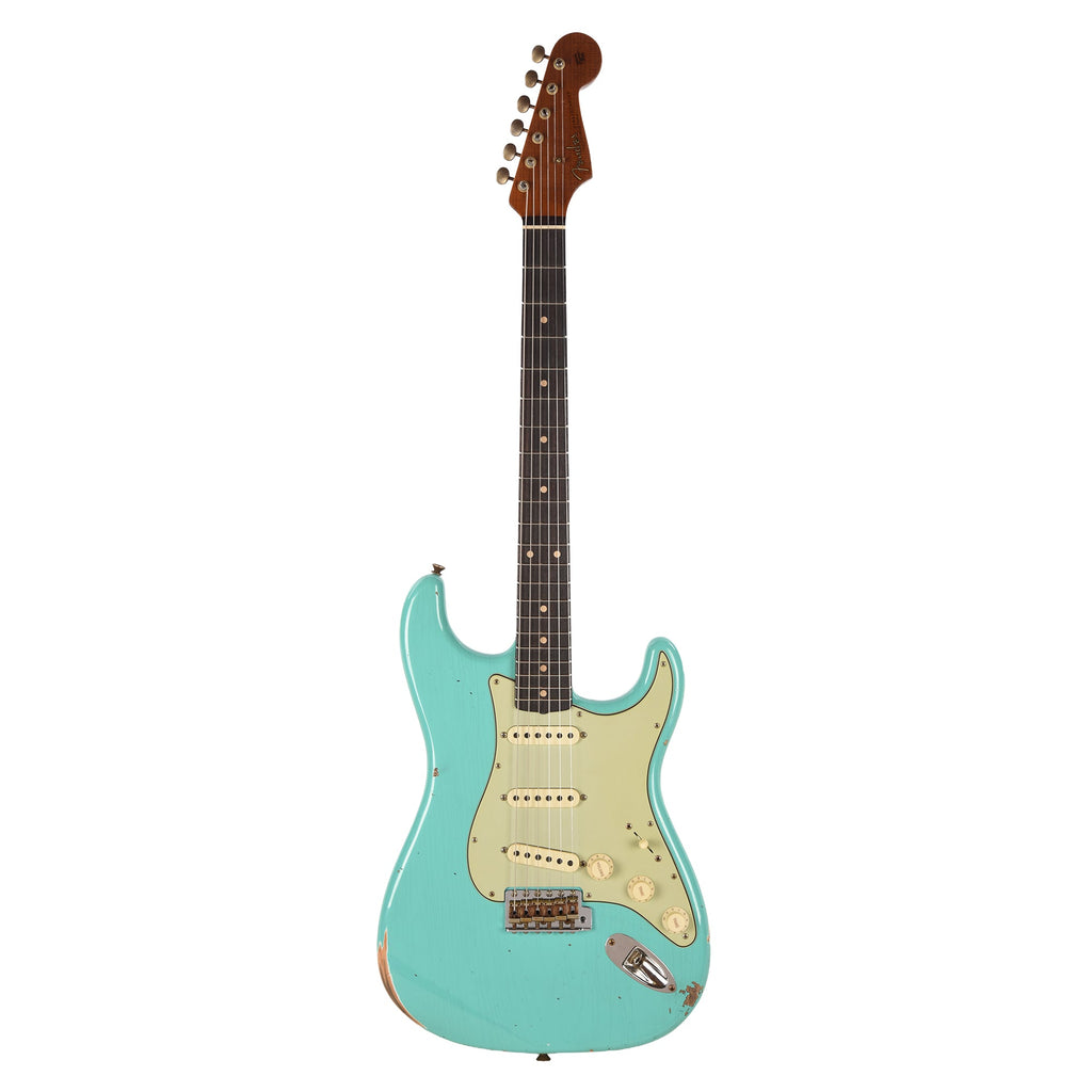 Fender Custom Shop Limited Edition '60s Dualmag II Compound Radius Stratocaster Relic Sea Foam Green - View 4 |
