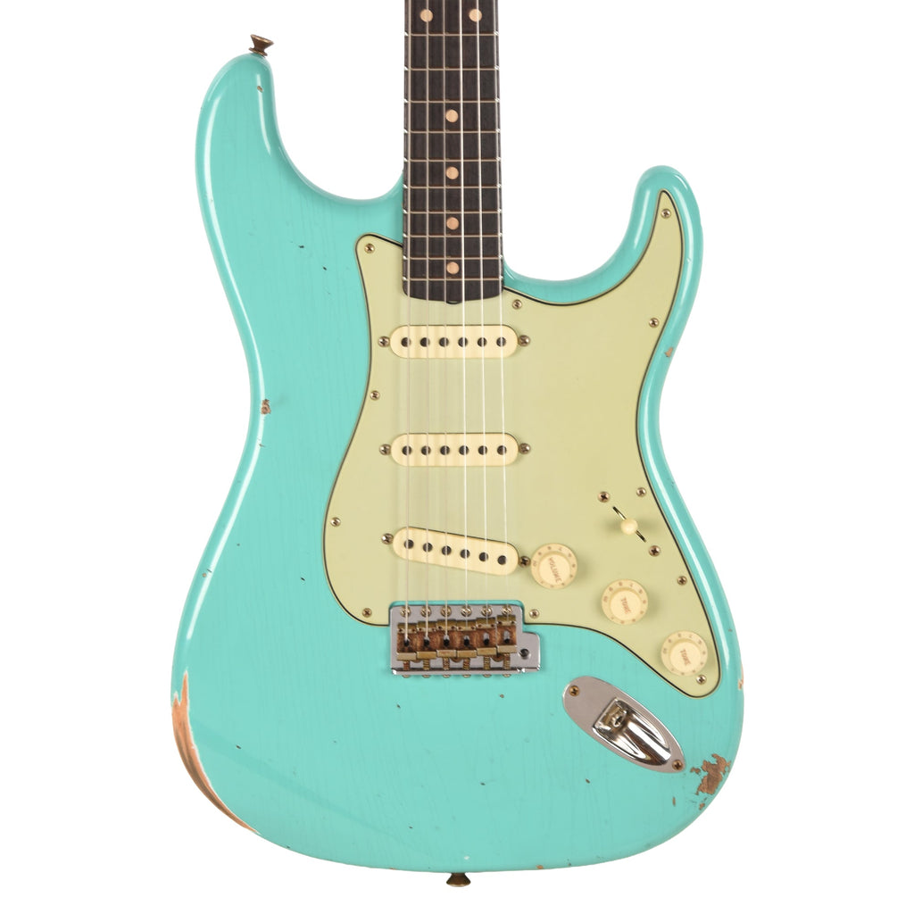 Fender Custom Shop Limited Edition '60s Dualmag II Compound Radius Stratocaster Relic Sea Foam Green - View 2 |