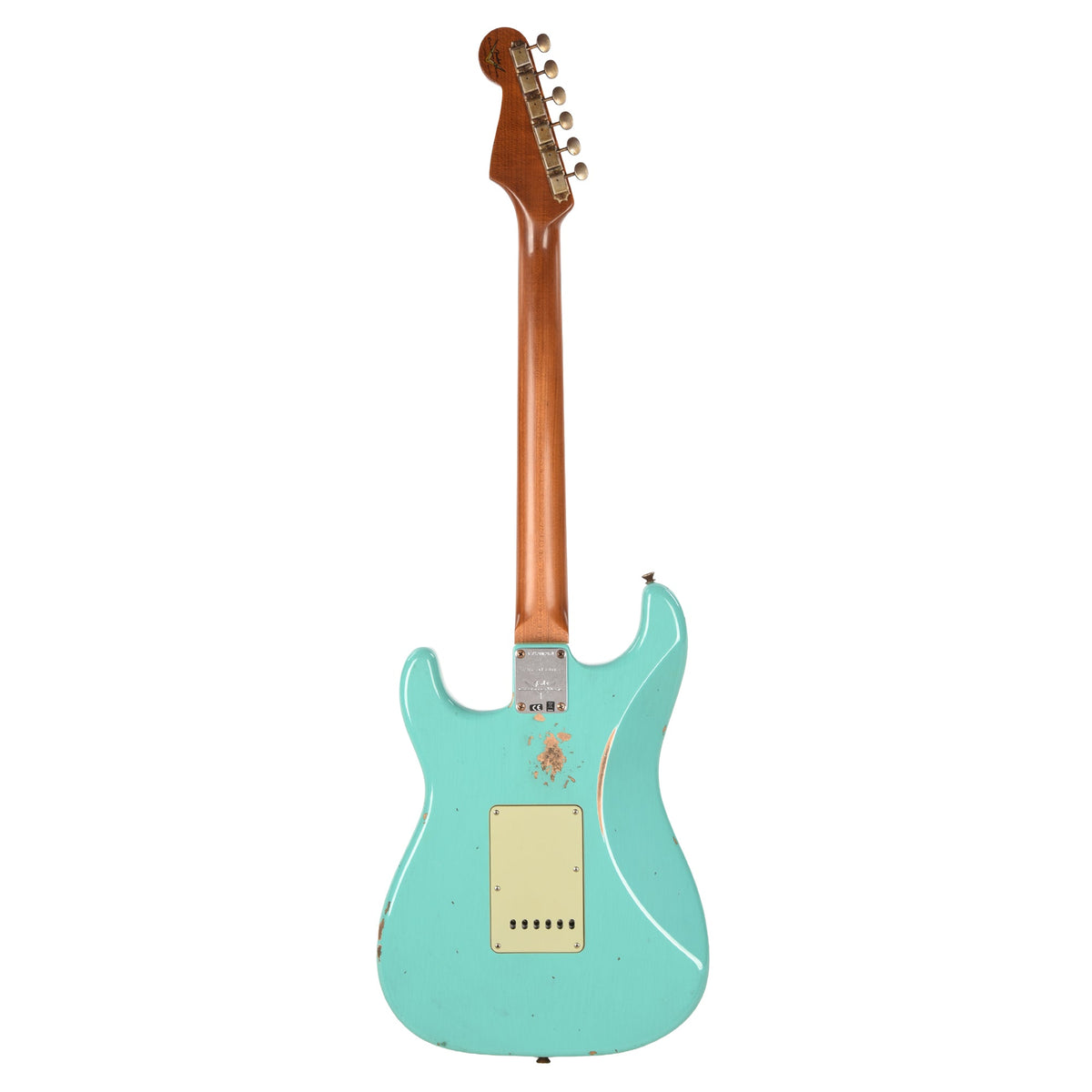 Fender Custom Shop Limited Edition '60s Dualmag II Compound Radius Stratocaster Relic Sea Foam Green - View 5 |