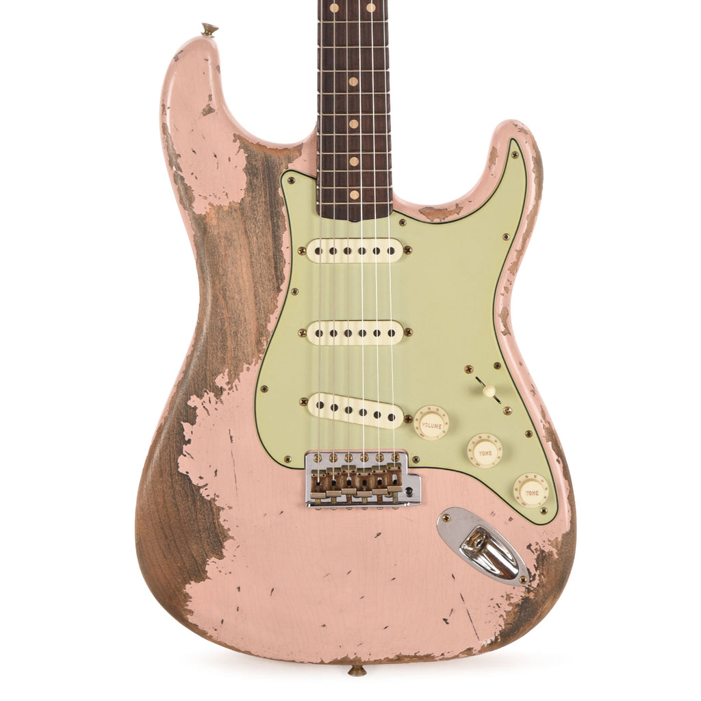 Fender Custom Shop Limited Edition 62/63 Stratocaster Super Heavy Relic Shell Pink - View 2 | MusicMarket
