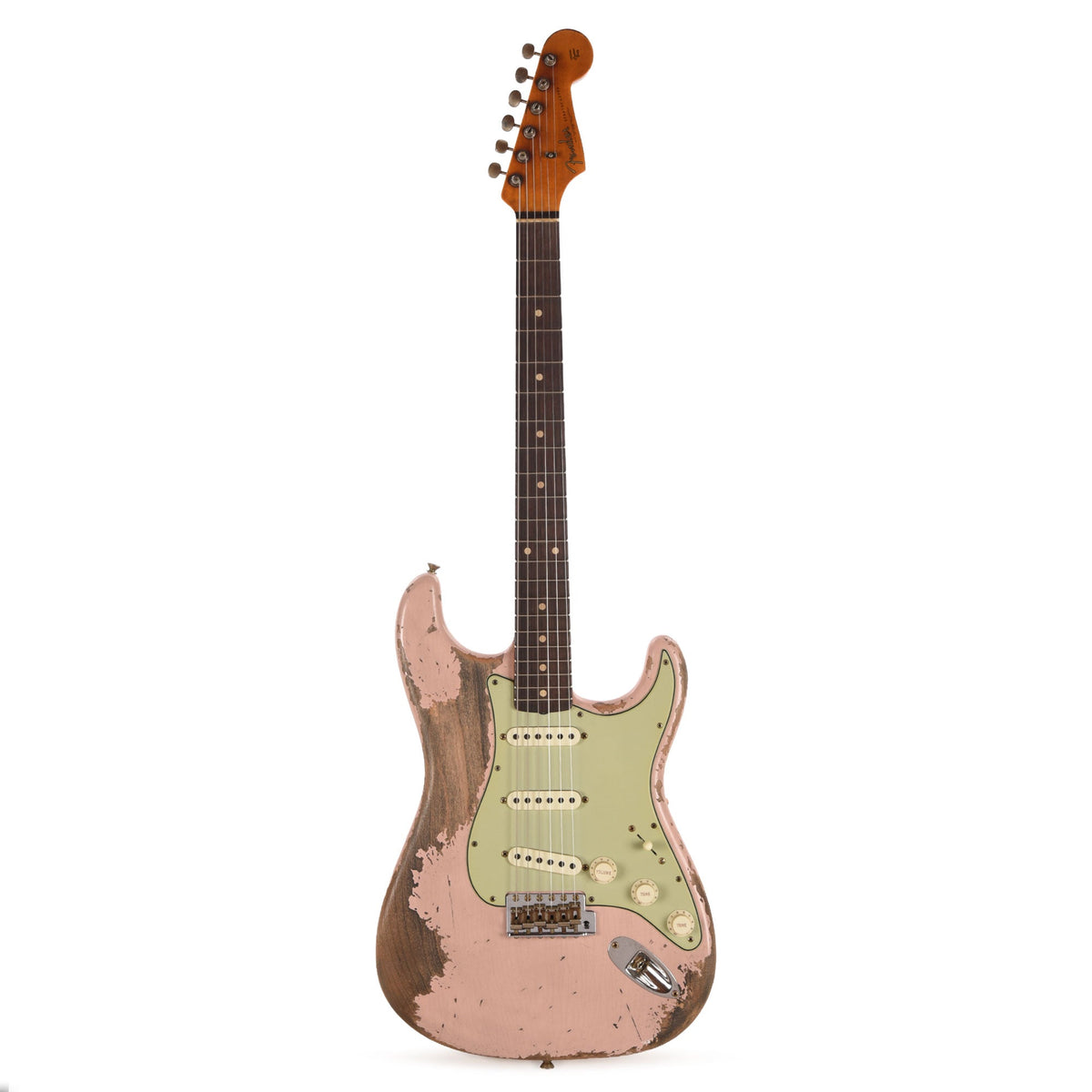 Fender Custom Shop Limited Edition 62/63 Stratocaster Super Heavy Relic Shell Pink - View 4 | MusicMarket