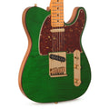 Fender Custom Shop Limited Edition Custom Deluxe AAA Flame Telecaster NOS Emerald Green Transparent w/Gold