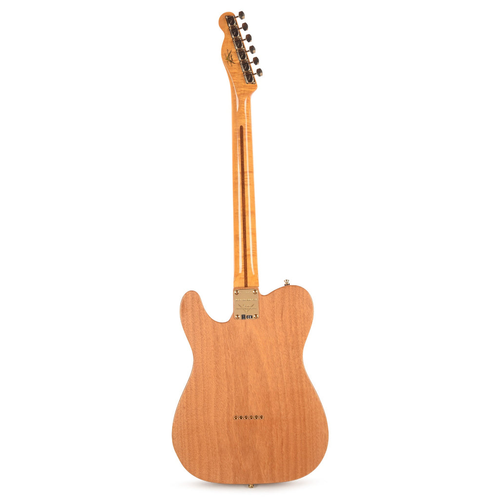 Fender Custom Shop Limited Edition Custom Deluxe AAA Flame Telecaster NOS Emerald Green Transparent w/Gold