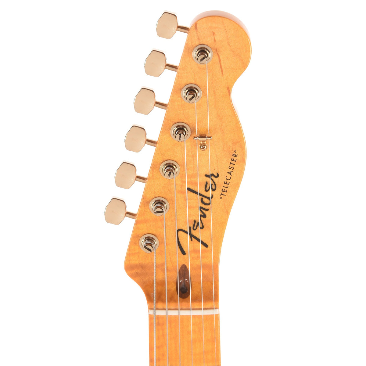Fender Custom Shop Limited Edition Custom Deluxe AAA Flame Telecaster NOS Emerald Green Transparent w/Gold