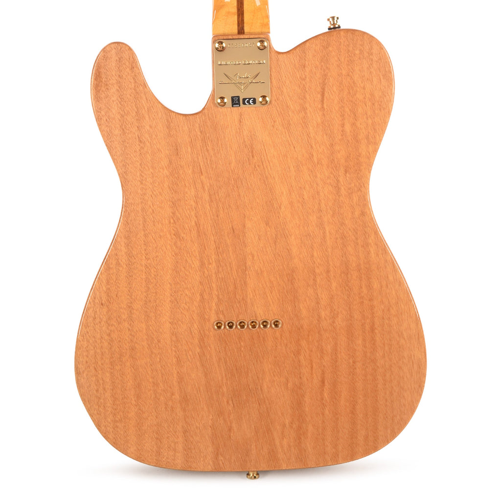 Fender Custom Shop Limited Edition Custom Deluxe AAA Flame Telecaster NOS Emerald Green Transparent w/Gold