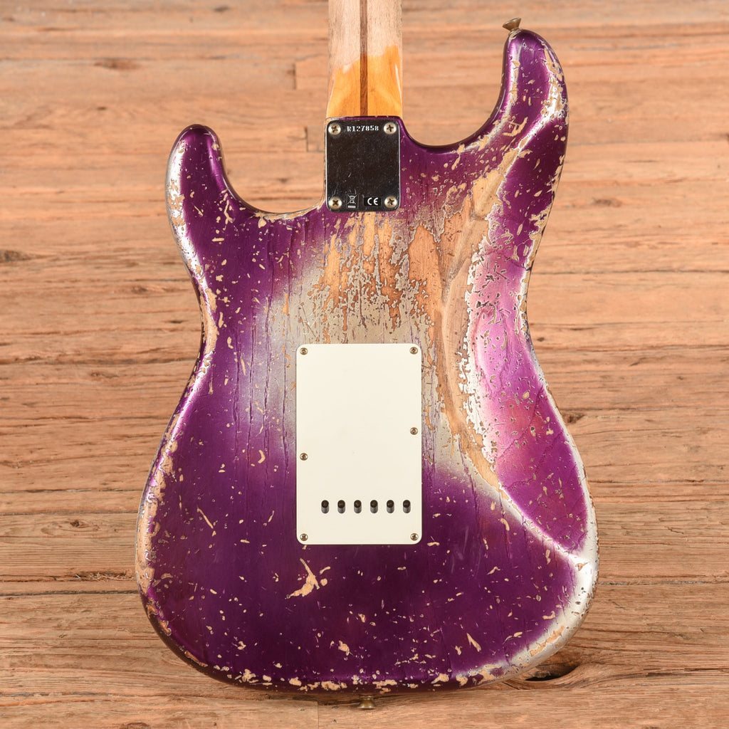 Fender Custom Shop Limited-Edition Nashville Ash-V 1957 Stratocaster HSS Super Heavy Relic Metallic Purple 2023 -