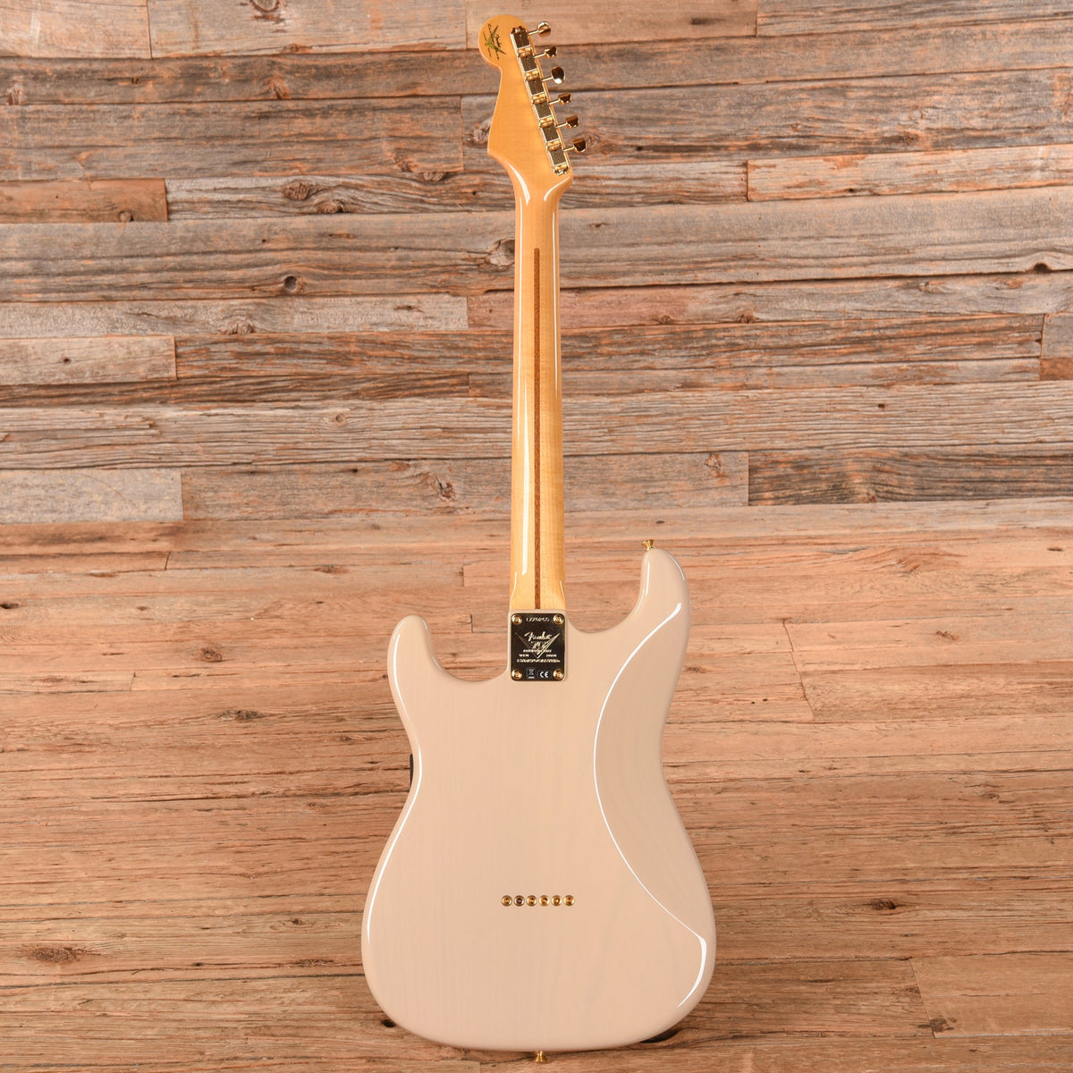 Fender Custom Shop LTD '54 Stratocaster Hardtail Reissue NOS Dirty White Blonde 2024 - View 5 | MusicMarket
