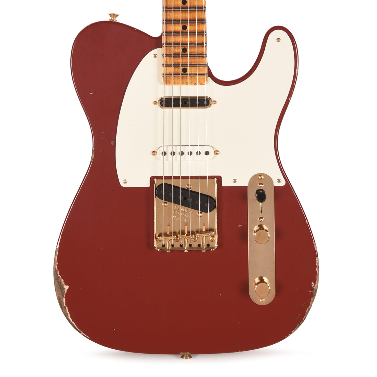 Fender Custom Shop LTD Hotshot Telecaster Relic Aged Cimmaron Red - View 2 | MusicMarket